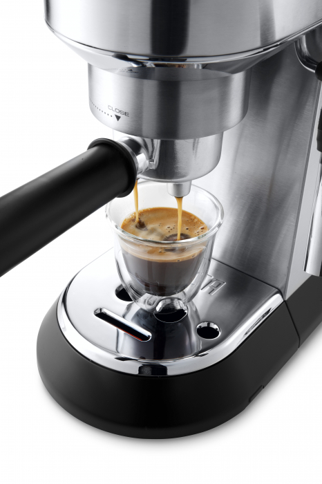 Espressor manual De’Longhi Dedica EC 685.M, 1300 W, 1.1 L, 15 bari, Argintiu [5]