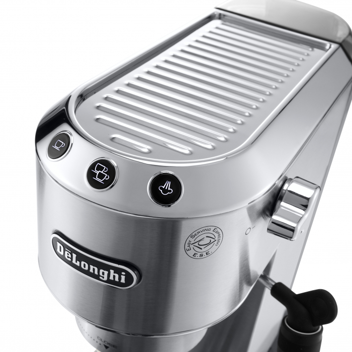 Espressor manual De’Longhi Dedica EC 685.M, 1300 W, 1.1 L, 15 bari, Argintiu [6]