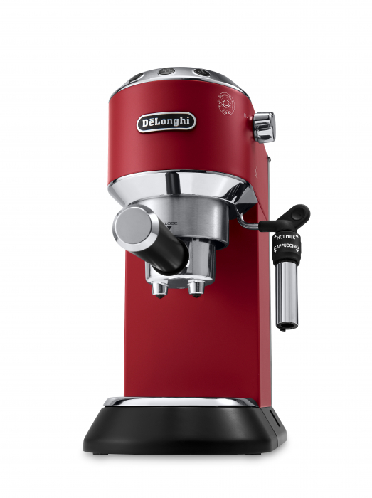 Espressor manual De’Longhi Dedica EC 685.R, 1300 W, 1.1 L, 15 bari, Rosu [4]