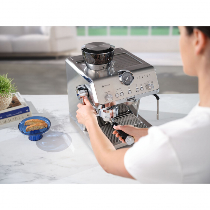 Espressor manual De’Longhi La Specialista Opera Cold Brew EC9555.M, 2 L, 1550W, 19 bar, Argintiu [13]