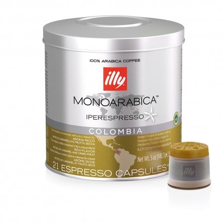 Illy Capsule Iperespresso Columbia Monoarabica, 21 capsule