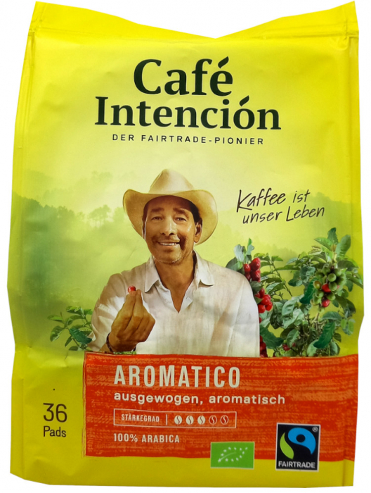 JJ Darboven Cafe Intencion Ecologico Aromatico paduri Senseo 36 bucati