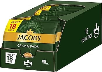 Pachet Promo 5x18 paduri Jacobs Crema, compatibile Senseo