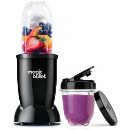 Electrocasnice Mici - Blender Nutribullet Magic Bullet MBR06B, 200 W, Cupa 0.56 L, Cupa 0.355 L, Negru