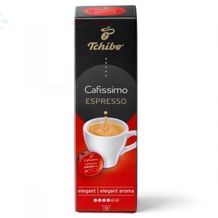 Reduceri % - Capsule Tchibo Cafissimo Espresso Elegant Aroma, 10 Capsule, 70 g