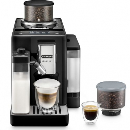 Espressor automat DE LONGHI Rivelia EXAM440.55.B, 1.4l, 1450W, 19 bar, negru [0]
