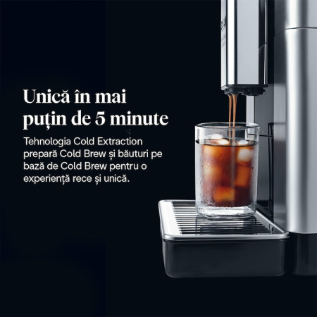Espressor automat DELONGHI PrimaDonna Aromatic ECAM630.75.TSM, 2.2l, 1450W, 19 bar, 35 de bauturi calde si reci, argintiu [6]