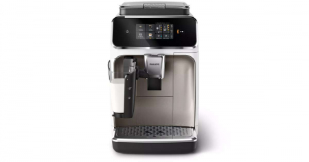 Philips automate - Espressor automat Philips LatteGo EP3343/90, 1.8l, 6 bauturi, 1500W, 15 bar, Alb-Negru
