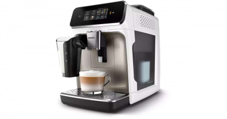 Espressor automat Philips LatteGo EP3343/90, 1.8l, 6 bauturi, 1500W, 15 bar, Alb-Negru [4]