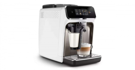 Espressor automat Philips LatteGo EP3343/90, 1.8l, 6 bauturi, 1500W, 15 bar, Alb-Negru [5]