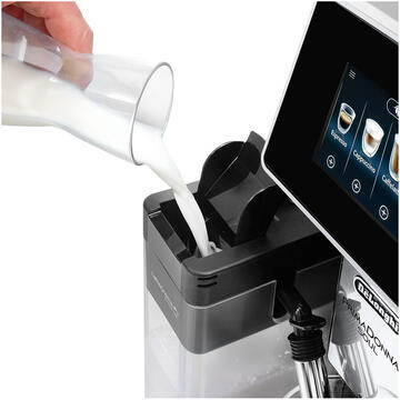 Espressor DeLonghi PrimaDonna ECAM610.55.SB Aparat de cafea Espresso 2.2 L,1450 w ,negru [4]