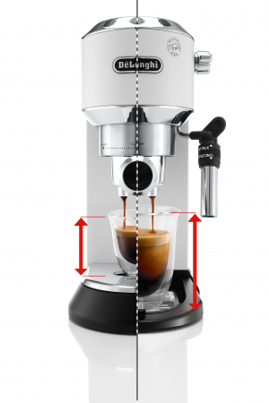 Espressor manual De’Longhi Dedica EC 685.W, 1300 W, 1.1 L, 15 bari, Alb [3]
