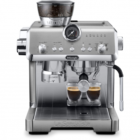 Reduceri % - Espressor manual De’Longhi La Specialista Opera Cold Brew EC9555.M, 2 L, 1550W, 19 bar, Argintiu