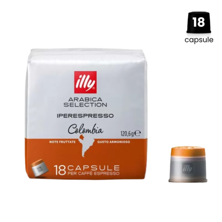 Illy Iperespresso Capsule - Illy Capsule Iperespresso Columbia Monoarabica, 18 buc