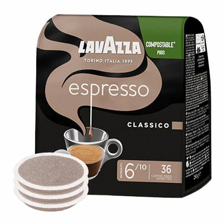 Reduceri % - Lavazza Espresso Classico Paduri 62mm Monodoze 36buc 250g
