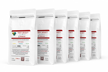 Pachet Promo 6 Pungi Cafea Trio Select By Razvan Paunescu  - Moderato -1kg [0]