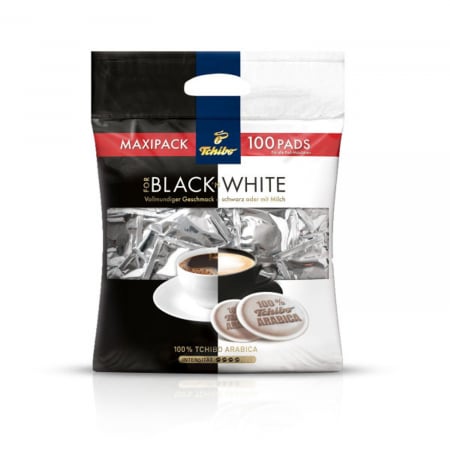Paduri Compatibile Philips Senseo - Tchibo For Black N'White paduri Senseo 100 bucati 