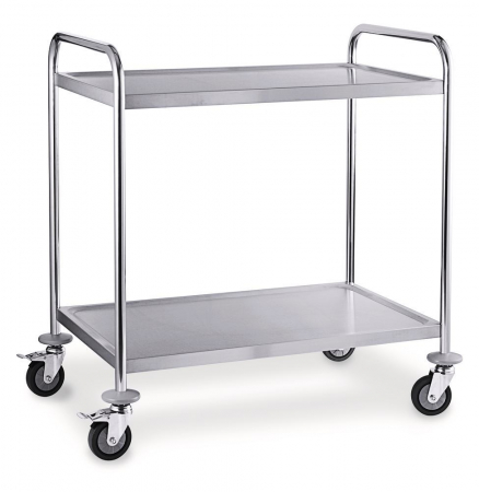 Accesorii - Carucior din inox cu 2 rafturi 860 x 560 x 950mm