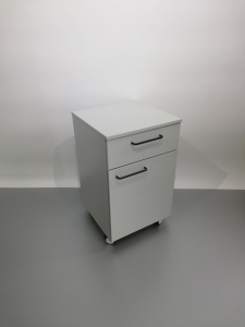 Dulapuri under-bench mobile - Corp mobil under-bench de depozitare, cu un sertar si o usa - 450 mm - Copie