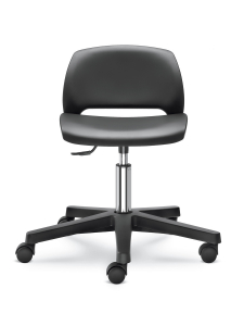 Scaun de laborator cu spatar scund - fix/mobil [1]