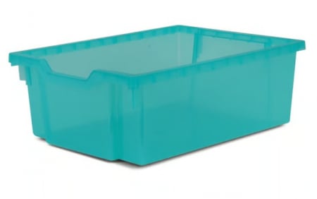 Mobilier Scolar - Tavita depozitare adanca F2 Tray Kiwi Jelly