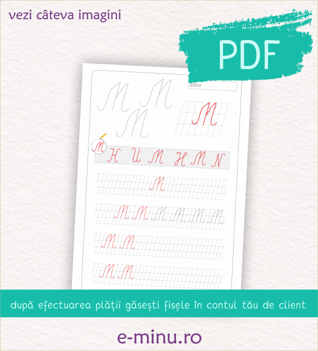 Invat sa scriu literele de mana - PDF [5]