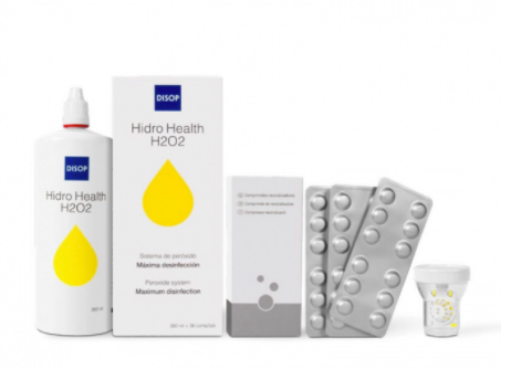 Disop Hidro Health H2O2, soluție pe bază de peroxid, flacon de 360 ml + 36 tablete | EbaOptics.ro [2]