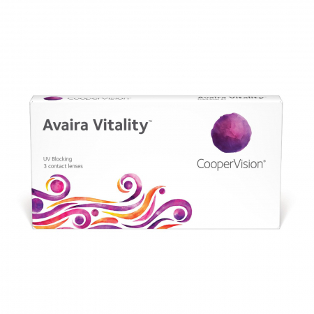 Produse - CooperVision Avaira Vitality (3 lentile) lentilă lunară pentru corecția miopiei și hipermetropiei | EBA OPTICS Boutique