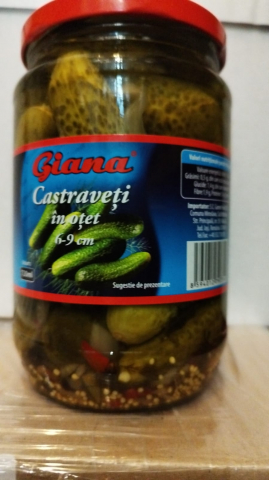 Conserve - GIANA CASTRAVETI IN OTET12/720ML 6-9CM