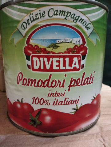 Conserve - POMODORI PELATI 2.5KG DIVELLA
