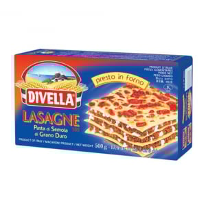 Paste - Lasagna Divella fara ou 500gr