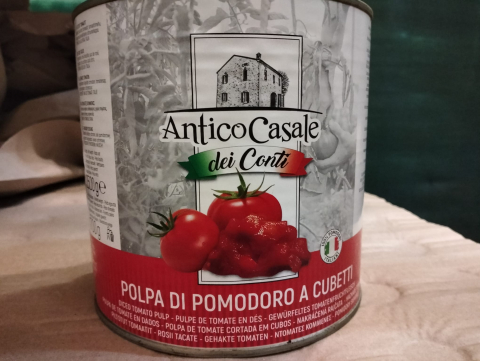 Conserve - Rosii cuburi Antico Casale 2,5Kg