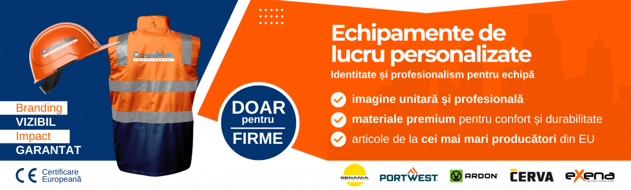 Echipamente de lucru personalizate