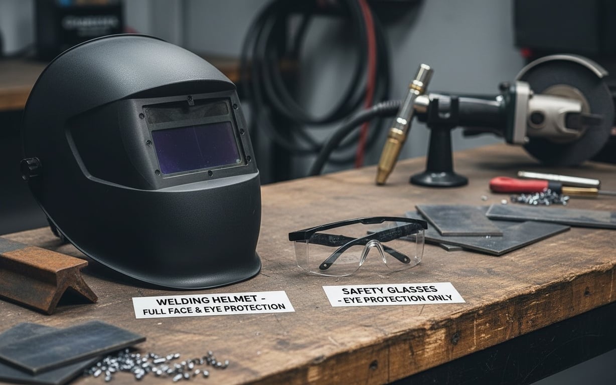 Masca de sudura profesionala sau ochelari sudura? Cum alegi protectia corecta pentru lucrari de sudura