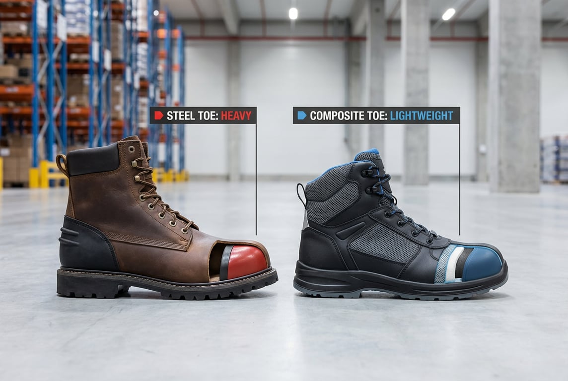 Cum alegi incaltamintea de protectie pentru munca in depozite: Cum alegi pantofi si bocanci S1 / S3