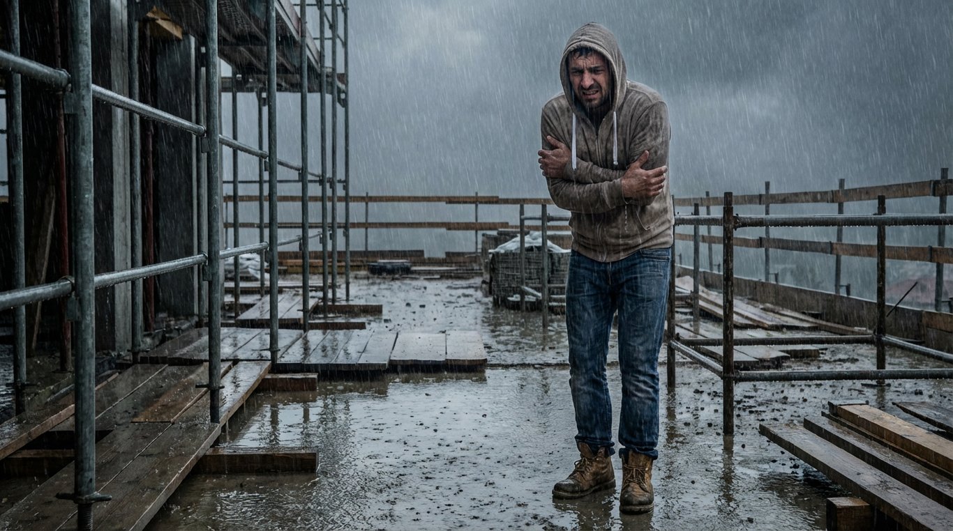 Echipamente de protectie pe santier: cum echipezi angajatii impotriva ploii