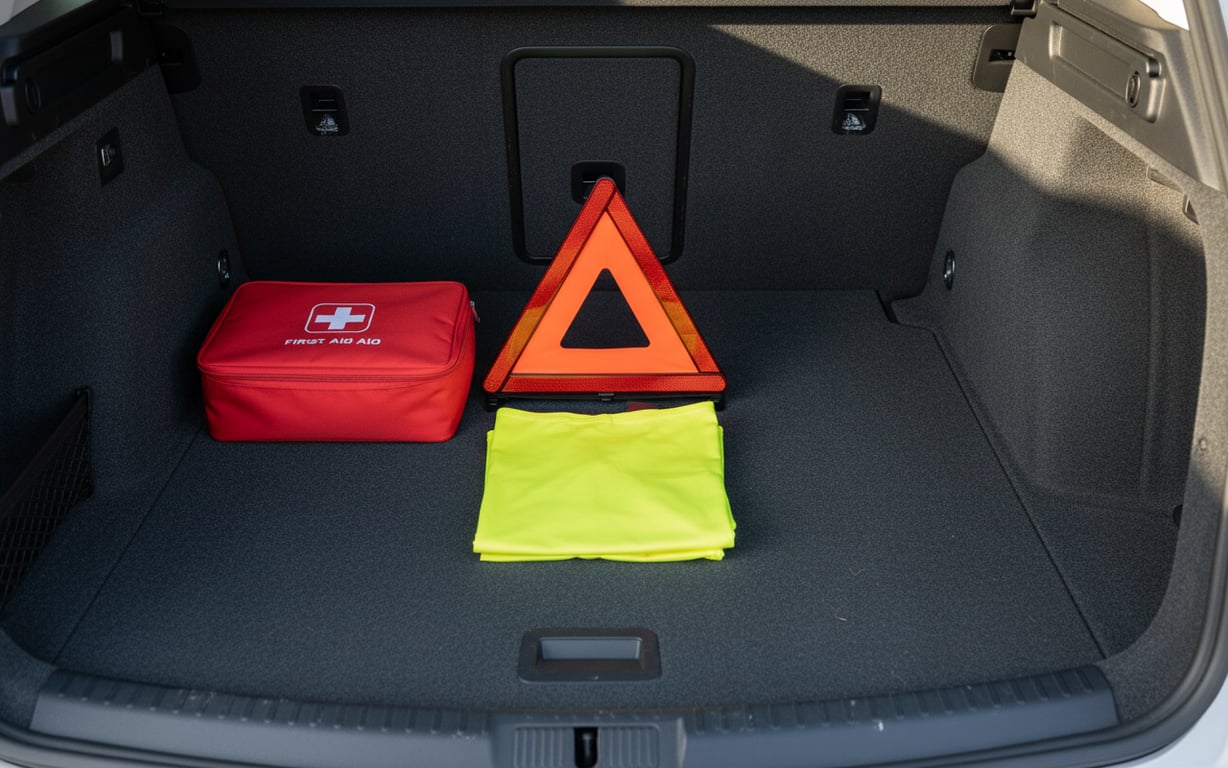 Ce trebuie sa ai in masina: Trusa medicala auto, triunghi reflectorizant si kit auto obligatoriu