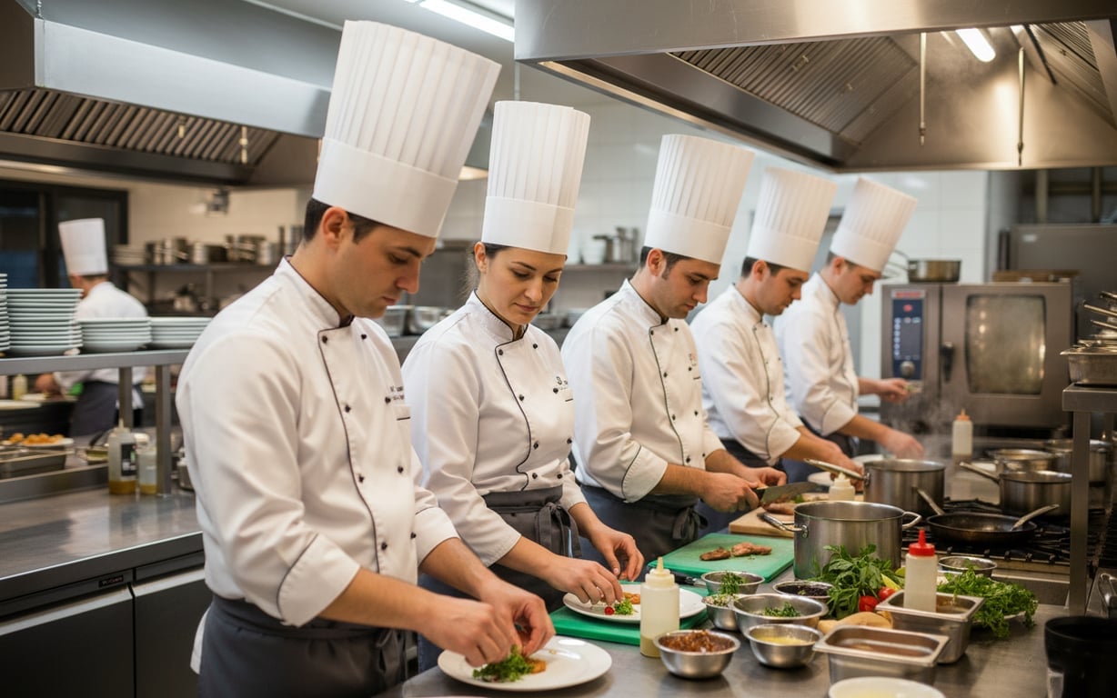 Uniforme si echipamente de protectie pentru HoReCa: Ghid pentru sort si pantaloni bucatar