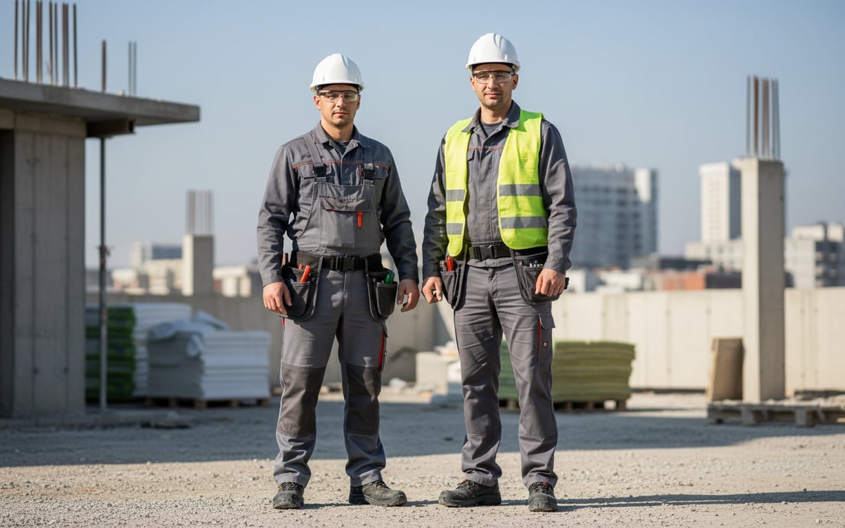 Pantaloni de lucru sau salopeta cu pieptar: Cum alegi echipamentul ideal pentru santier