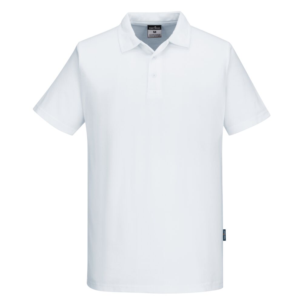 IMBRACAMINTE ALBA | Industria Alimentara - Tricou polo cu maneca scurta Portwest C211 MESHAIR S/S, 65% poliester, 35% bumbac, 210 gr/mp