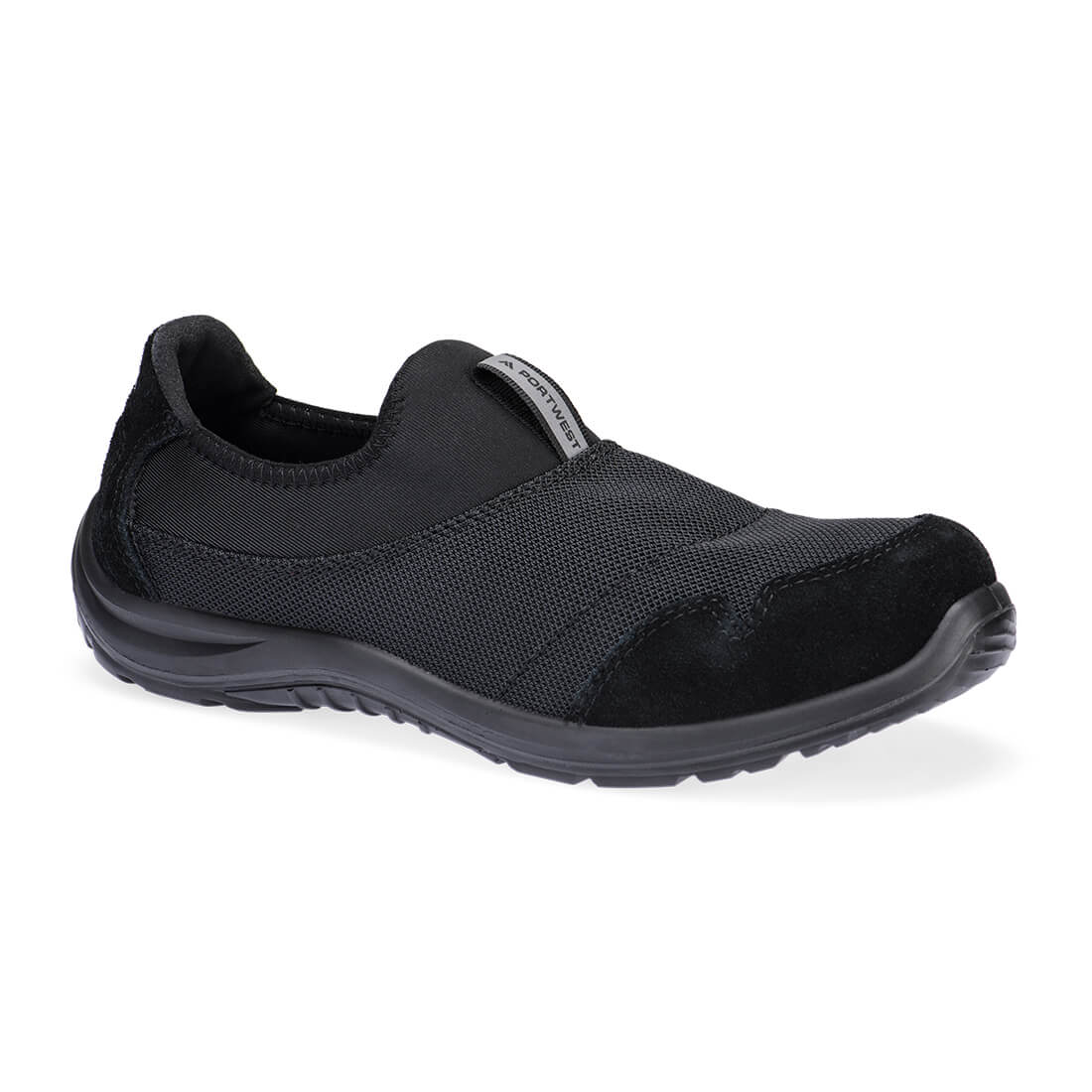 Pantofi de protectie - Incaltaminte de lucru si protectie - Pantofi antistatici de protectie Portwest FT55 SLIP ON S1P SR FO ESD, cu bombeu metalic si lamela