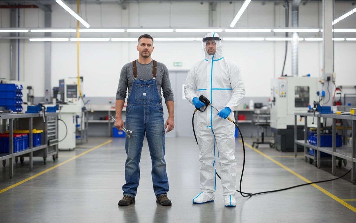 Salopete de lucru si combinezoane pentru diverse industrii: Cum alegi echipamentul de protectie potrivit