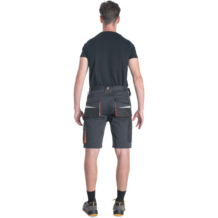 Pantaloni scurti de lucru Cerva EMERTON STRETCH, 65% poliester, 32% bumbac, 3% spandex, 245 g/mp [3]