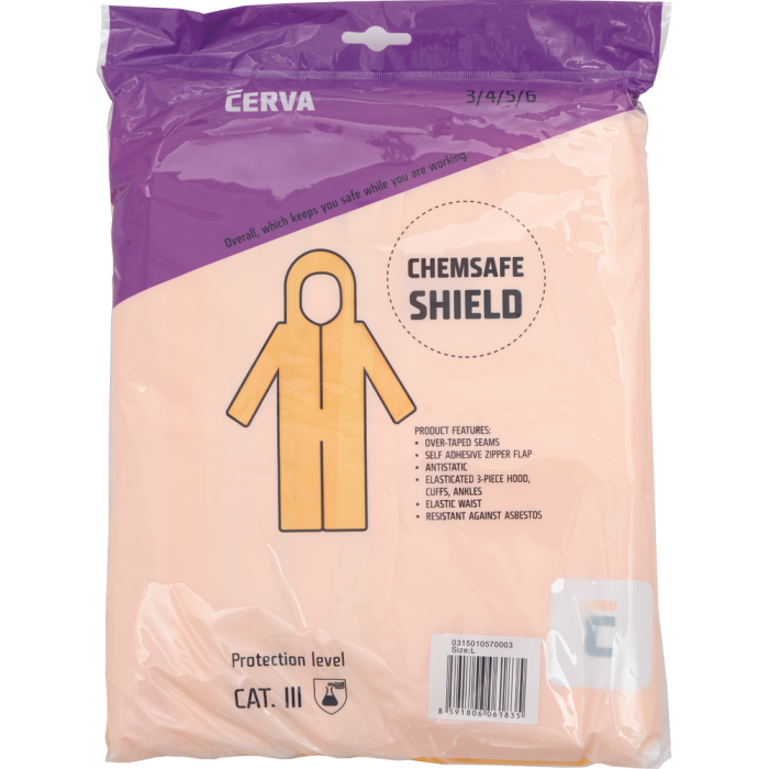 Combinezon antichimic Cerva CHEMSAFE SHIELD, 100% polipropilena [4]
