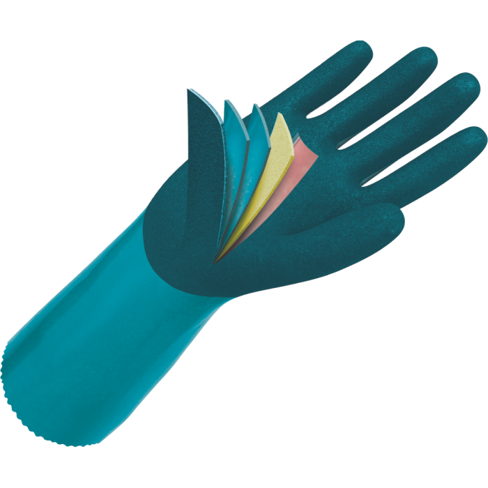 Manusi de protectie chimica Cerva IMMER FH, impregnate in nitril [2]