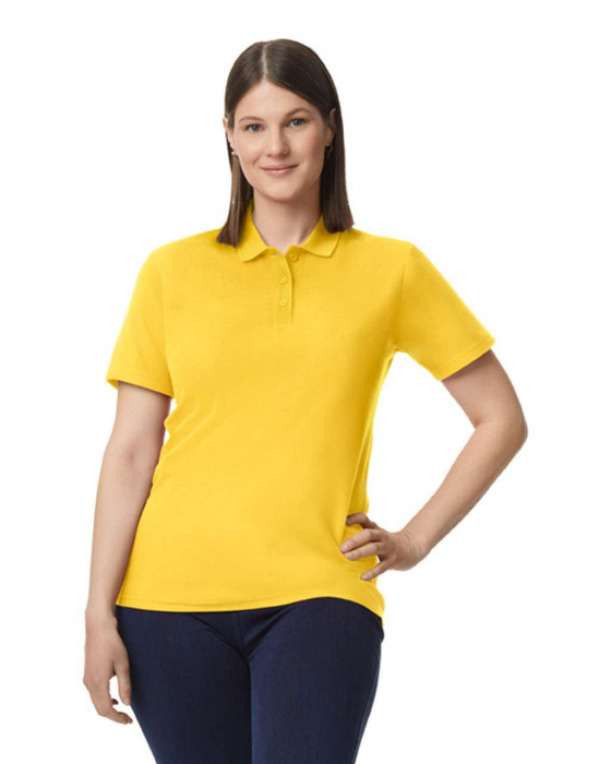 Tricou polo dama Gildan GIL64800-B3 SOFTSTYLE, 100% bumbac, 177 gr/mp [1]