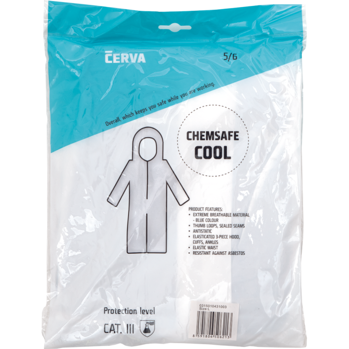 Combinezon antichimic Cerva CHEMSAFE COOL, 100% polipropilena [4]