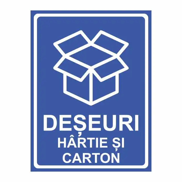 Indicator autocolant de colectare selectiva autocolant, hartie/carton [1]