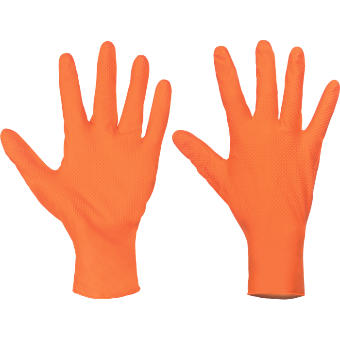 Manusi din nitril nepudrate Cerva SPOONBILL GRIP, de unica folosinta [3]