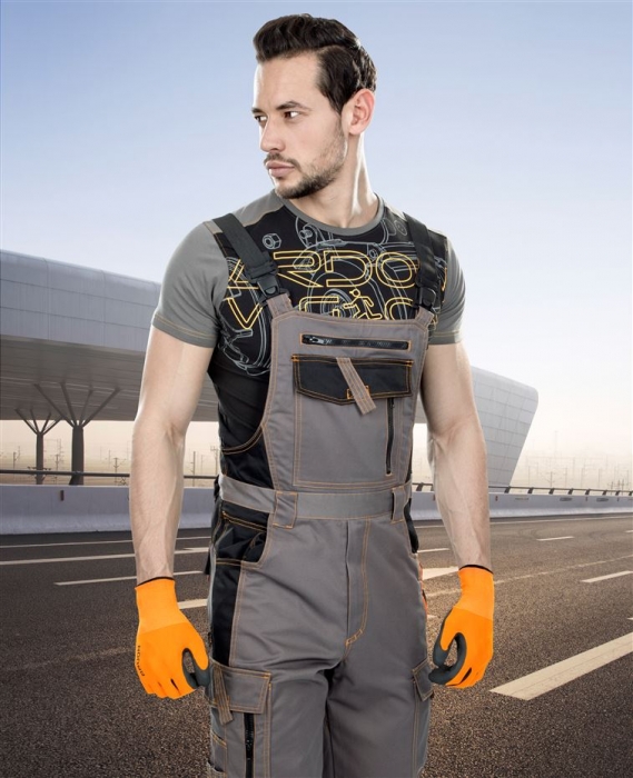 Pantaloni salopeta cu pieptar Ardon VISION, tercot 60/40, 260 gr/mp [4]